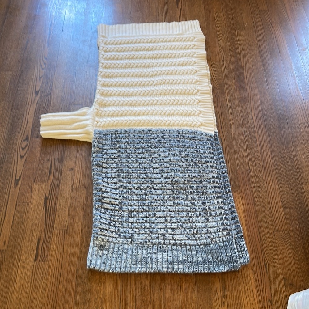 Hilfiger Collection Color Block Turtleneck Poncho… - image 6